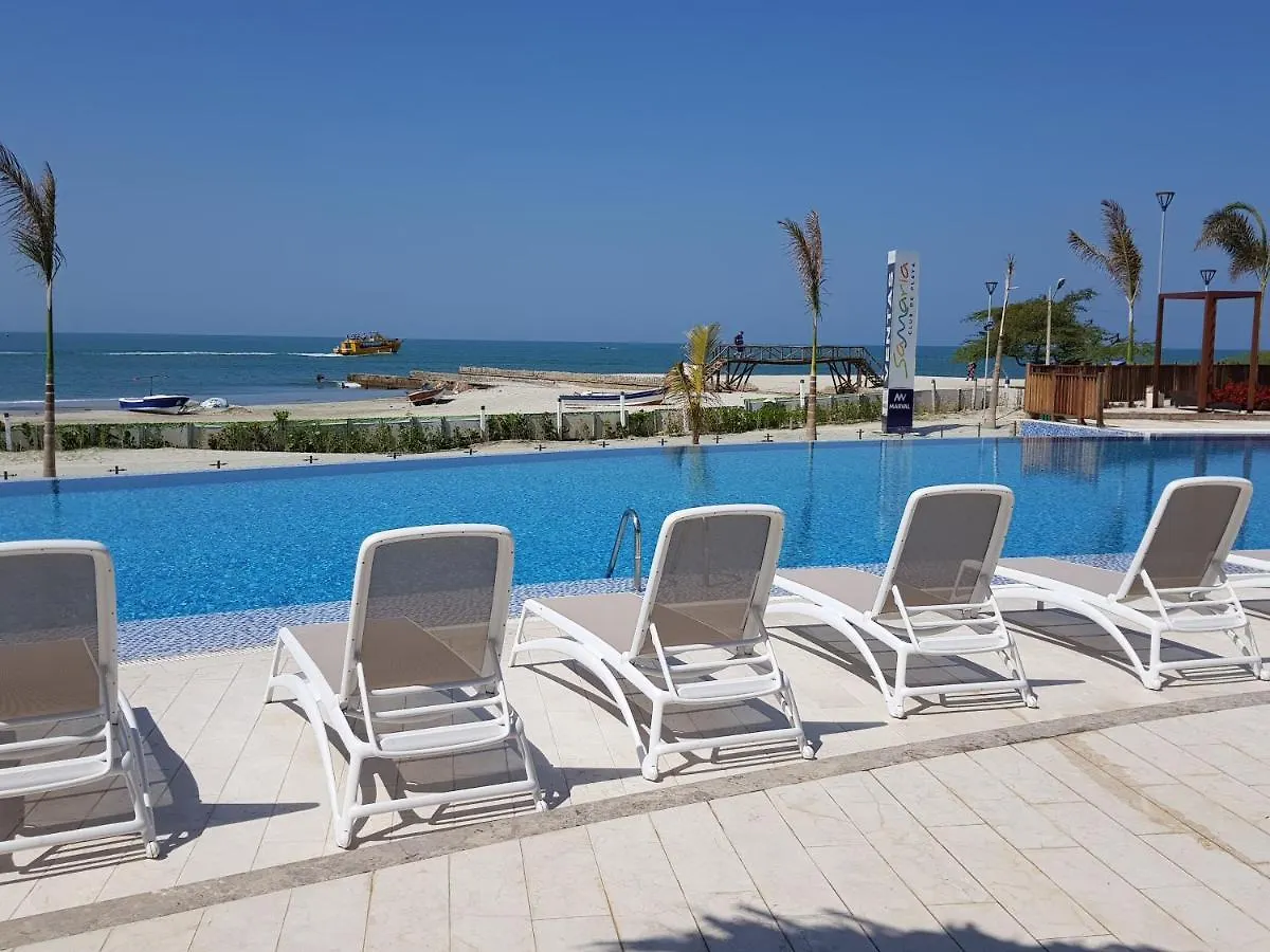 Apartamento SAMARIA CLUB DE PLAYA, Salida Directa al Mar, Santa Marta, Colombia, Santa Marta